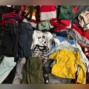 Huge lot of 3-6 6m boys clothes for fall and winter